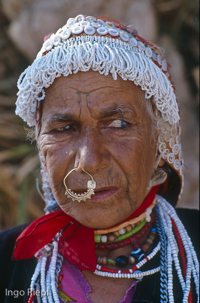 Bedouin woman with nose ring